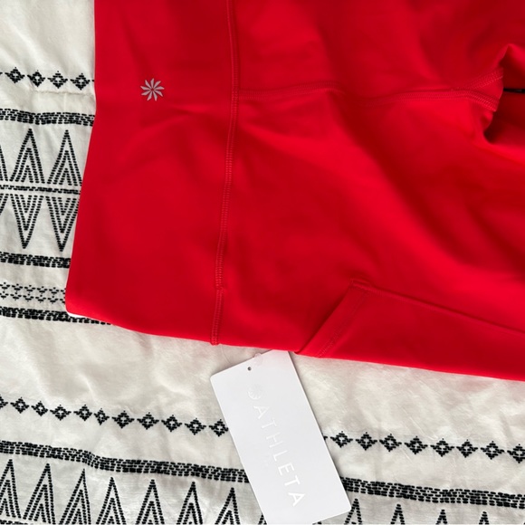 Athleta Bright Red Athletic Shorts - Picture 3 of 3